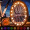 Activ Life LED Bike Wheel Lights with Batteries Included, Get 100% Brighter and Visible from All Angles for Ultimate Safety & Style (1 Tire Pack, Orange)